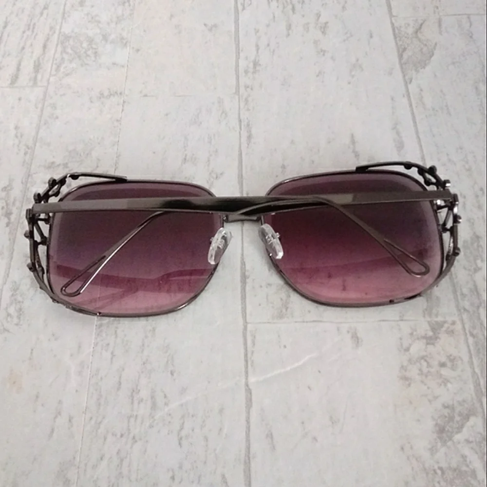 New Women's Polarized Luxury Square Oversized Sunglasses - Picture 4 of 8